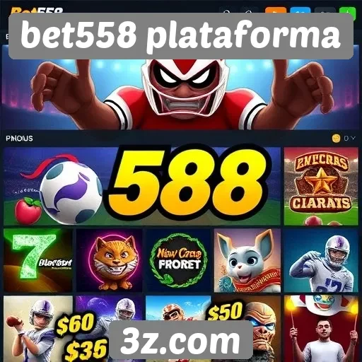Variedade de jogos disponíveis na bet558
